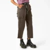 Pantalon cargo court à coupe décontractée pour femme