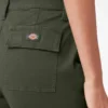 Pantalon cargo court à coupe décontractée pour femme