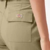 Pantalon cargo court à coupe décontractée pour femme