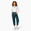 Pantalon cargo court à coupe décontractée pour femme