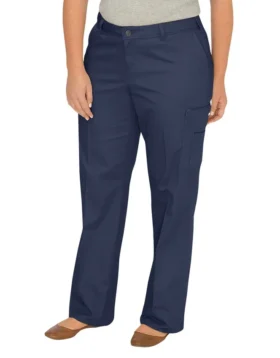 Pantalon cargo droit coupe ample pour femmes