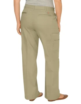 Pantalon cargo droit coupe ample pour femmes