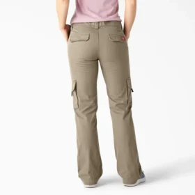 Pantalon cargo droit à la coupe décontractée pour femme Pantalon cargo droit à la coupe décontractée pour femme