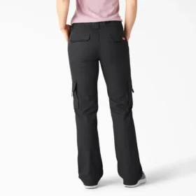 Pantalon cargo droit à la coupe décontractée pour femme