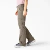 Pantalon cargo droit à la coupe décontractée pour femme