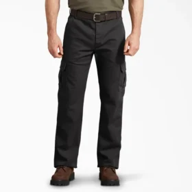 Pantalon cargo en toile de coton Flex à coupe régulière