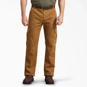 Pantalon cargo en toile de coton Flex à coupe régulière