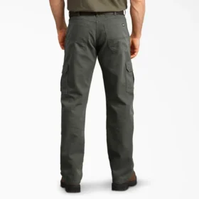 Pantalon cargo en toile de coton Flex à coupe régulière