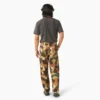 Pantalon cargo en toile de coton imprimé camouflage