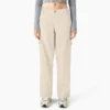 Pantalon cargo en toile de coton pour femme, coupe décontractée Pantalon cargo en toile de coton pour femme, coupe décontractée