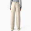Pantalon cargo en toile de coton pour femme, coupe décontractée Pantalon cargo en toile de coton pour femme, coupe décontractée