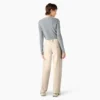 Pantalon cargo en toile de coton pour femme, coupe décontractée Pantalon cargo en toile de coton pour femme, coupe décontractée