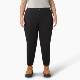 Pantalon cargo taille haute pour femmes grandes tailles Pantalon cargo taille haute pour femmes grandes tailles
