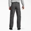 Pantalon de charpentier en toile de coton délavée à coupe décontractée