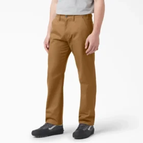 Pantalon de charpentier en toile de coton Flex à coupe décontractée
