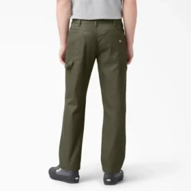 Pantalon de charpentier en toile de coton Flex à coupe décontractée
