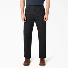 Pantalon de charpentier en toile de coton épaisse à la coupe décontractée