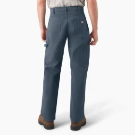 Pantalon de charpentier en toile de coton épaisse à la coupe décontractée