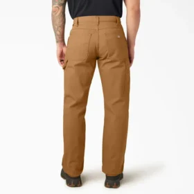 Pantalon de charpentier en toile de coton épaisse à la coupe décontractée