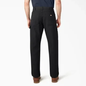 Pantalon de charpentier en toile de coton épaisse à la coupe décontractée