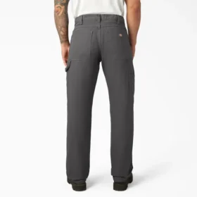 Pantalon de charpentier en toile de coton épaisse à la coupe décontractée