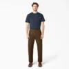 Pantalon de charpentier en toile de coton épaisse à la coupe décontractée