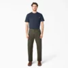 Pantalon de charpentier en toile de coton épaisse à la coupe décontractée Pantalon de charpentier en toile de coton épaisse à la coupe décontractée