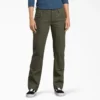 Pantalon de charpentier en toile de coton pour femme, coupe décontractée et extensible Pantalon de charpentier en toile de coton pour femme, coupe décontractée et extensible