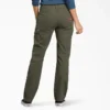Pantalon de charpentier en toile de coton pour femme, coupe décontractée et extensible Pantalon de charpentier en toile de coton pour femme, coupe décontractée et extensible