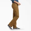 Pantalon de charpentier en toile de coton pour femme, coupe décontractée et extensible Pantalon de charpentier en toile de coton pour femme, coupe décontractée et extensible