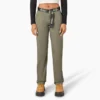 Pantalon de menuisier coupe décontractée pour femme