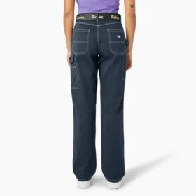 Pantalon de menuisier coupe décontractée pour femme