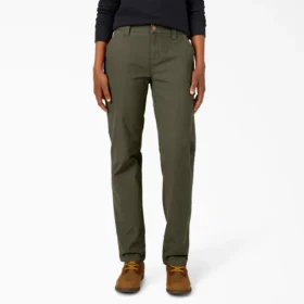 Pantalon de menuisier droit et ample Flex pour femme
