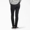 Pantalon de menuisier en toile de coton pour femme, coupe ajustée et extensible