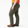 Pantalon de menuisier pour femme, coupe droite ample et souple, en toile de coton Pantalon de menuisier pour femme, coupe droite ample et souple, en toile de coton
