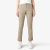 Pantalon de menuisier slim droit à ourlet roulé pour femme Pantalon de menuisier slim droit à ourlet roulé pour femme