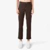 Pantalon de menuisier slim droit à ourlet roulé pour femme Pantalon de menuisier slim droit à ourlet roulé pour femme