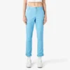 Pantalon de menuisier slim droit à ourlet roulé pour femme Pantalon de menuisier slim droit à ourlet roulé pour femme