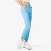 Pantalon de menuisier slim droit à ourlet roulé pour femme Pantalon de menuisier slim droit à ourlet roulé pour femme