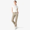 Pantalon de menuisier slim droit à ourlet roulé pour femme Pantalon de menuisier slim droit à ourlet roulé pour femme