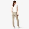 Pantalon de menuisier slim droit à ourlet roulé pour femme Pantalon de menuisier slim droit à ourlet roulé pour femme