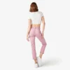 Pantalon de menuisier slim droit à ourlet roulé pour femme Pantalon de menuisier slim droit à ourlet roulé pour femme