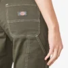 Pantalon de menuisier slim droit à ourlet roulé pour femme Pantalon de menuisier slim droit à ourlet roulé pour femme