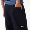 Pantalon de travail en denim à chevrons avec lisière