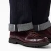 Pantalon de travail en denim à chevrons avec lisière