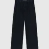 Pantalon de travail en denim à chevrons avec lisière