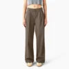Pantalon de travail plissé pour femme
