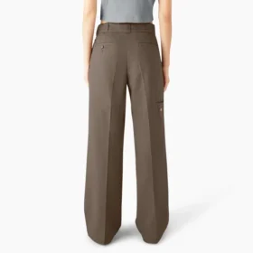 Pantalon de travail plissé pour femme