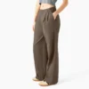 Pantalon de travail plissé pour femme