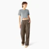 Pantalon de travail plissé pour femme